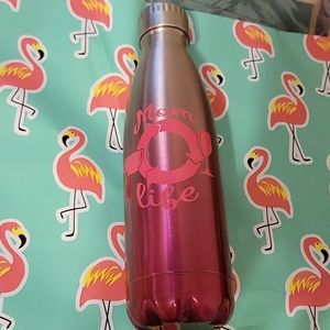 "Mom Life" stainless steel water bottle..like new!